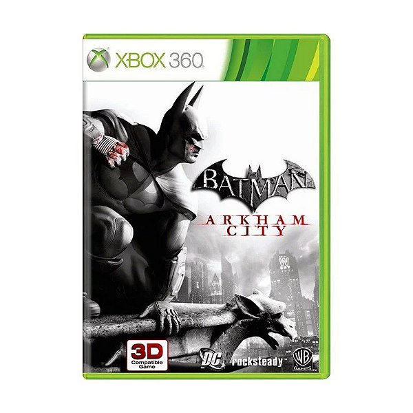 Jogo Batman Arkham City - Xbox 360 - Mídia Física (USADO)