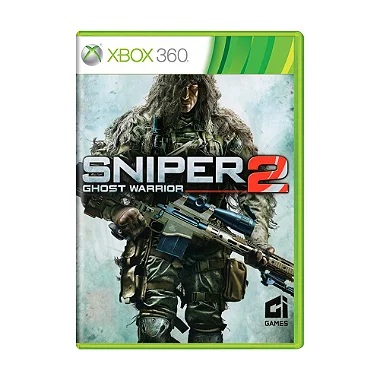 Jogo -Sniper2 Ghost Warrior- Xbox 360 - Mídia Física (USADO)