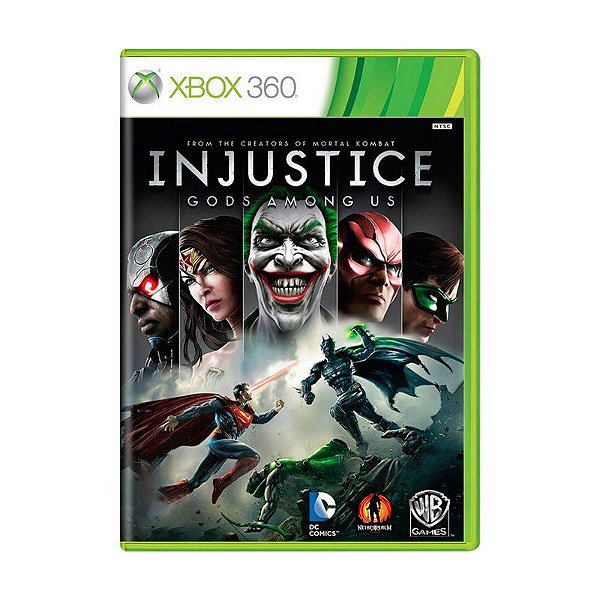 Jogo Injustice: Gods Among Us - Xbox 360 - Retrocompatível - Mídia Física (USADO)