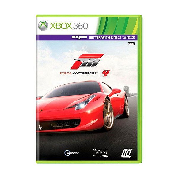 Jogo Forza Motorsport 4 - Xbox 360 - Kinect - Mídia Física (USADO)
