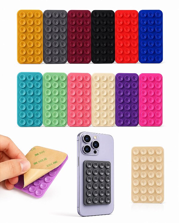 Ventosa Adesiva para Celular – Suporte Universal Antiderrapante