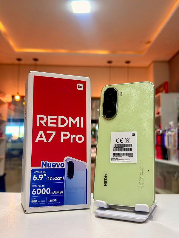 Redmi A7 Pro 128GB 4GB RAM com Tela 6,9” e Bateria 6000mAh