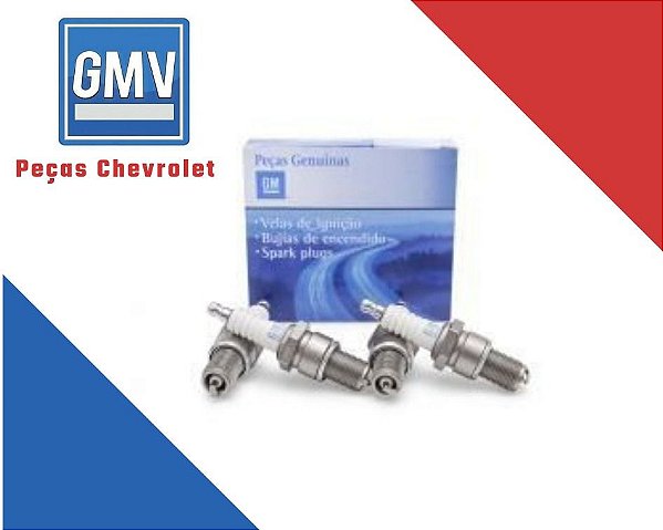 JOGO VELA IGNIÇÃO CORSA / CELTA / ONIX / PRISMA 1.0 Vhc/vhc-e Flex Gm