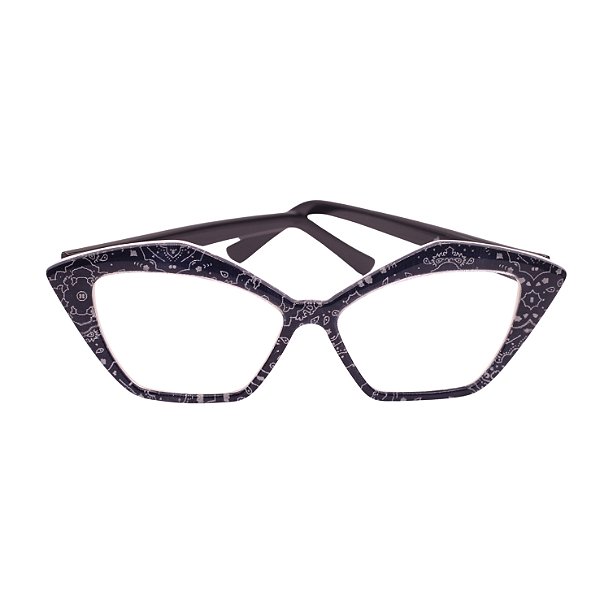 Óculos Duoiá Gatinho Baixo MB5243 C1  RX - DΦB_15