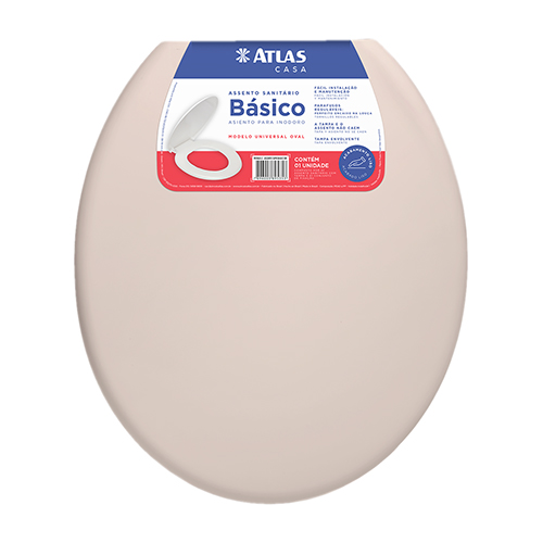 Assento Sanitario Basico Bege