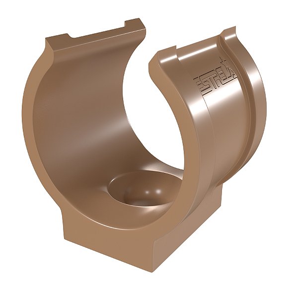 Abracadeira Pvc Impacto P Tubo 1 Marrom