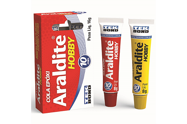 Adesivo Epoxi Bicomponente Hobby 16 G Cura 10 Min