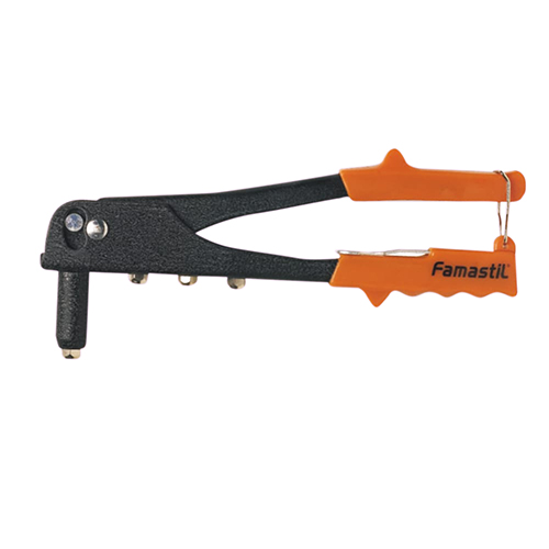 Alicate Rebitador 4 Bicos Fx-ar1 Preto Laranja