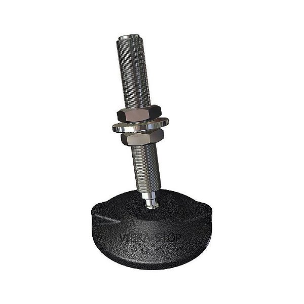 Amortecedor Articulado Iii M12 X 100mm  250kg Vibra Stop Preto