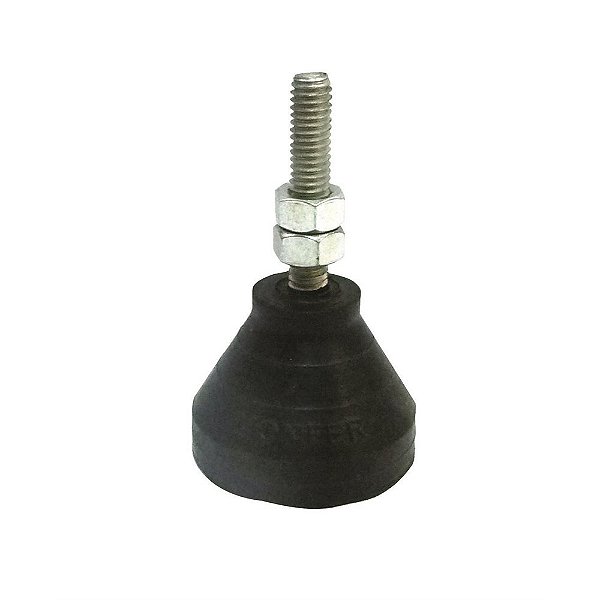 Amortecedor Borracha N.3 1/2" 600Kg Monfer