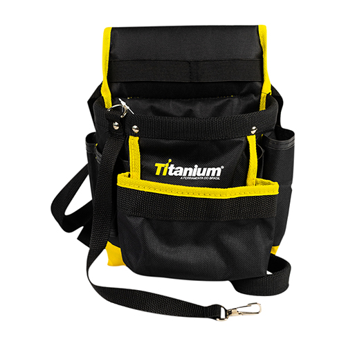 Bolsa P/ Ferramentas C/ 7 Bolsos 26x28cm Titanium