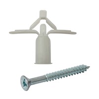 Bucha Gesso Fly Gd4 24 a 32 Mm C/ Parafuso Pct 25 Pecas