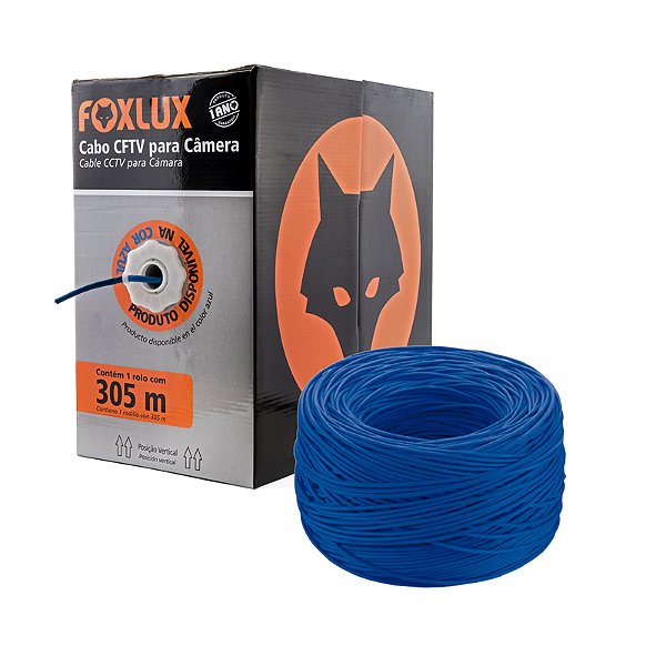 Cabo de Rede Cat5 Azul Foxlux (Metro)