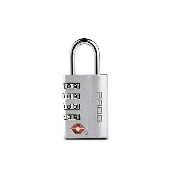 Cadeado C/4 Segredos Mala Tsa Prata Pado