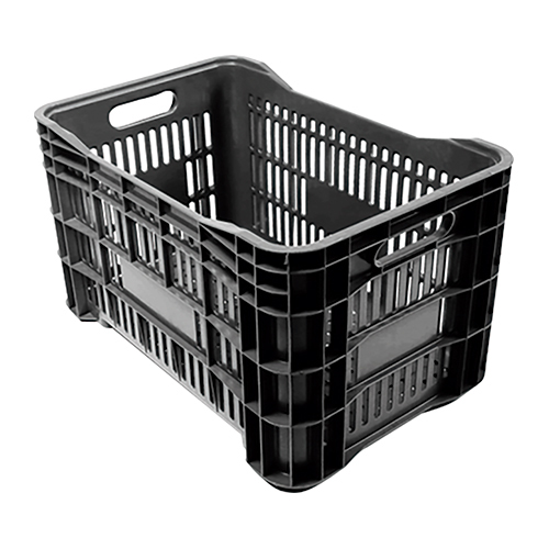 Caixa Plastica Vazada 55x36x31 Preta