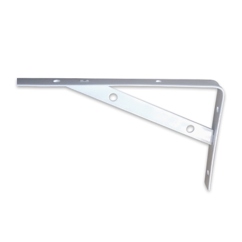 Cantoneira Mao Francesa Leve Branca 20cm