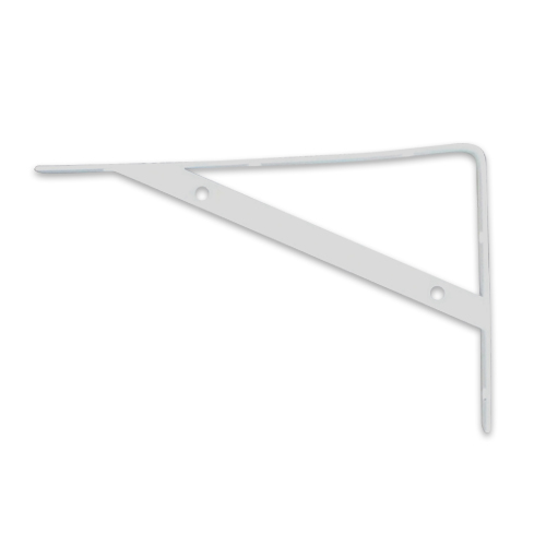 Cantoneira Mao Francesa Leve Branca 25cm