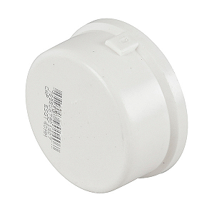 Cap Esgoto 75mm Branco Fortlev