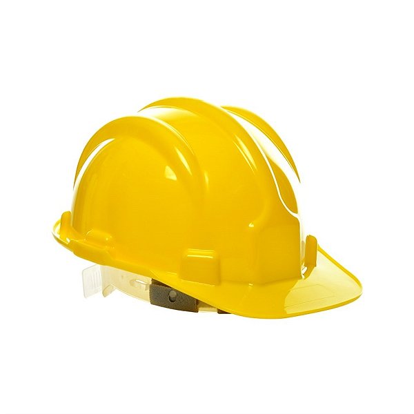 Capacete C/carneira Amarelo Plastcor