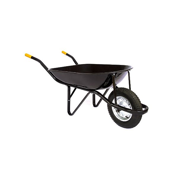 Carrinho de Mao Pedreiro 45l Ch26 Pneu Camara 3,25 X 8" Preto