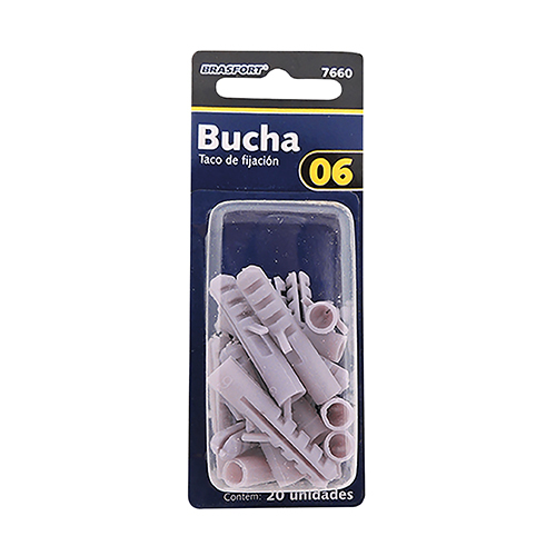 Cartela Bucha S/ Anel N.06 C/20 7660 Brasfort