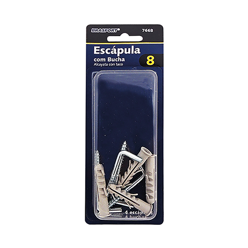 Cartela Escapula C/bucha N.08 C/04 Brasfort