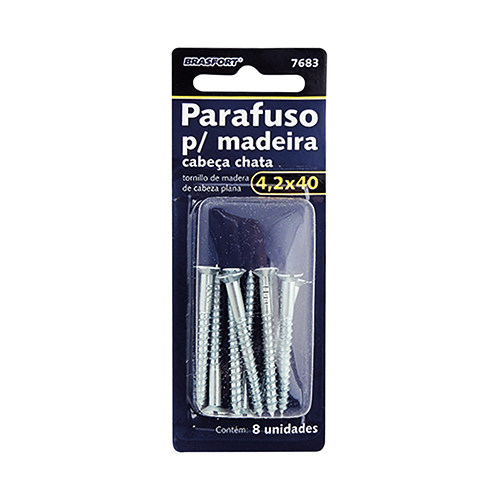 Cartela Paraf Mad Chata 4,2x40 C/08 Brasfort