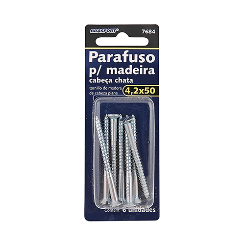Cartela Paraf Mad Chata 4,2x50 C/06 Brasfort