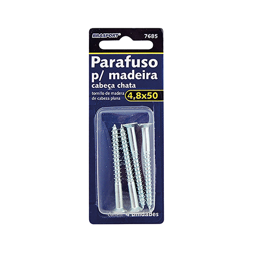 Cartela Paraf Mad Chata 4,8x50 C/04 Brasfort