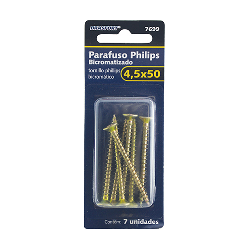 Cartela Paraf Phs Bricom 4,5x50 C/07 Brasfort