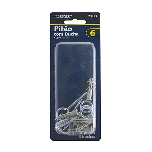 Cartela Pitao C/bucha N.06 C/06 Brasfort