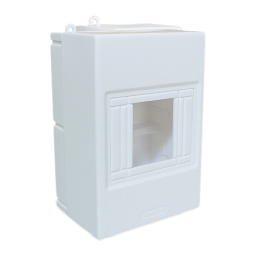 Centro Distribuicao 4 Disjuntores Din Sobrepor Branco Sct4 Steck