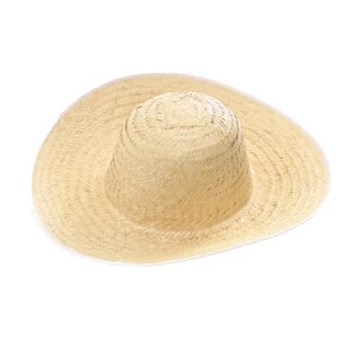 Chapeu Palha 40cm Aba 10cm Orlando Tam. Unico