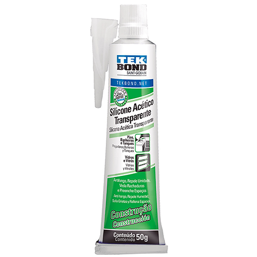 Cola Silicone  50g Transparente Bisnaga
