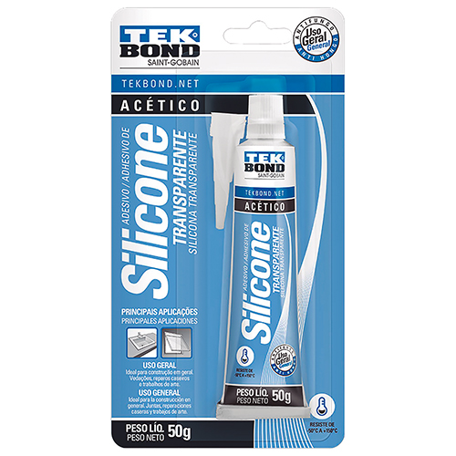 Cola Silicone  50g Transparente Blister