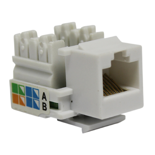 Conector Keystone Rj45 Femea 1 Unidade Dezcomp