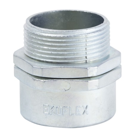 Conector Macho Fixo 2.1/2" Zincado Ekoflex