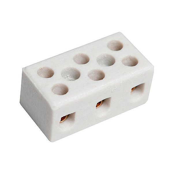 Conector Porcelana 3p 06mm