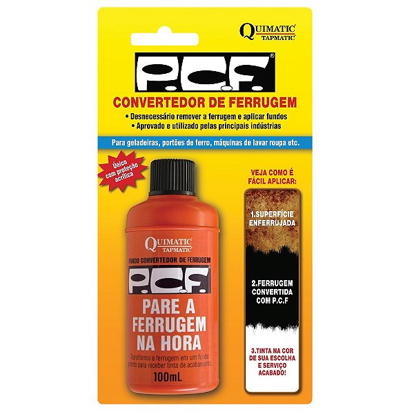 Convertedor Ferrugem Primer Pcf 100ml