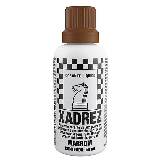 Corante Universal 50ml Marrom P/tinta Xadrez