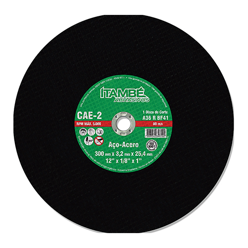 Disco Corte Ferro 12 X 5/8 2t Itambe