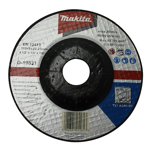 Disco Desbaste 4.1/2 X 7/8 19831 Makita