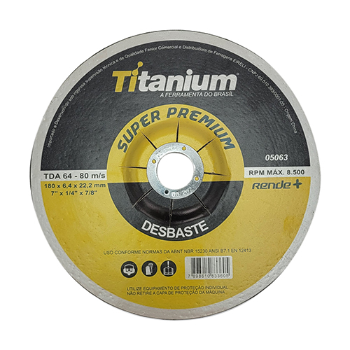Disco Desbaste 7 X 7/8 Titanium
