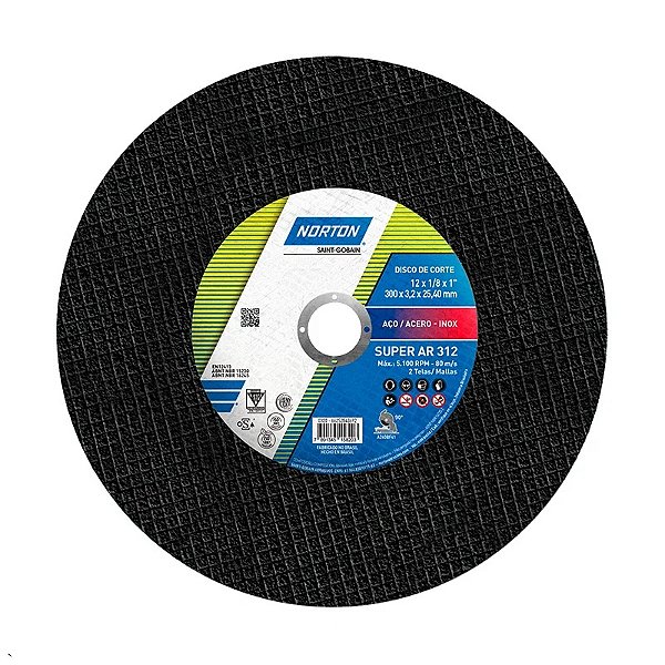 Disco Ferro 12 X 1/8 X 1 Super Norton
