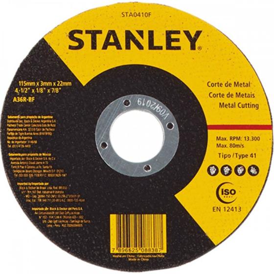 Disco Ferro 4.1/ 2 X7/8 Stanley