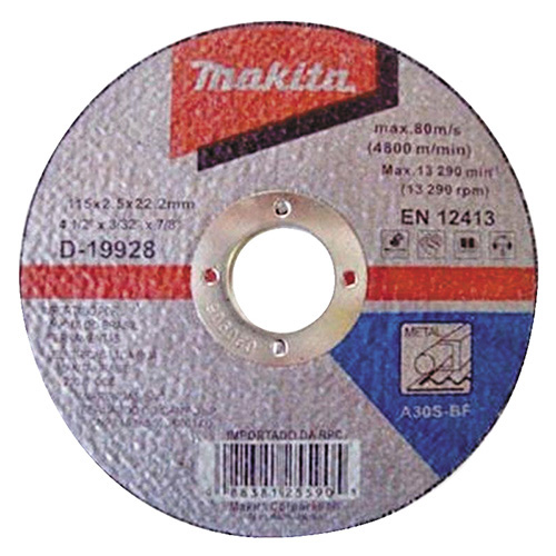 Disco Ferro 4.1/2 X 3/32 X7/8 19928 Makita