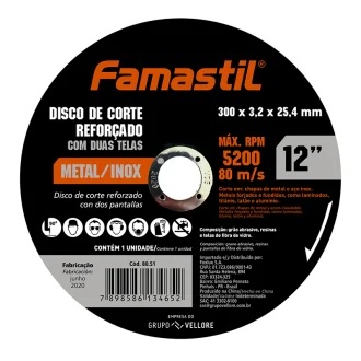 Disco Inox 12 X 1/8 X  Famastil
