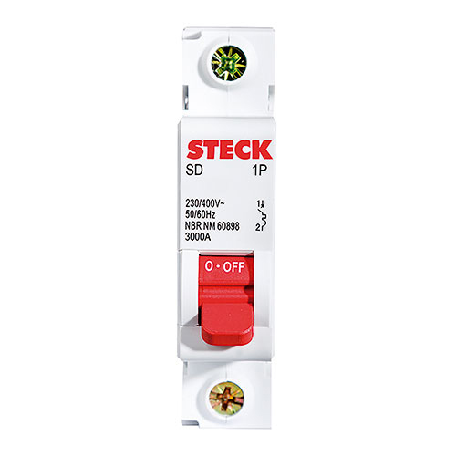 Disjuntor Serie Sd61 32a 1p Curva C 3ka Steck