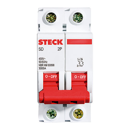 Disjuntor Serie Sd62 16a 2p Curva C 3ka Steck