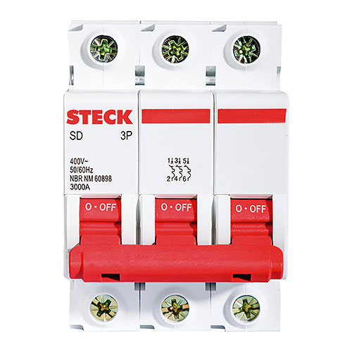 Disjuntor Serie Sd63 32a 3p Curva C 3ka Steck